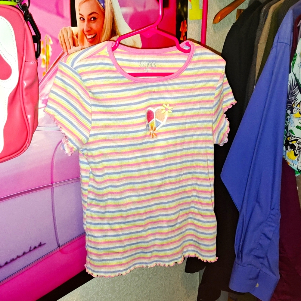 Colorful Striped Kids Tee